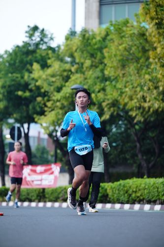 Race photo from KEMLU RUN 2025