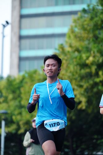 Race photo from KEMLU RUN 2025