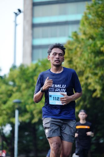 Race photo from KEMLU RUN 2025
