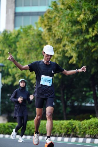 Race photo from KEMLU RUN 2025
