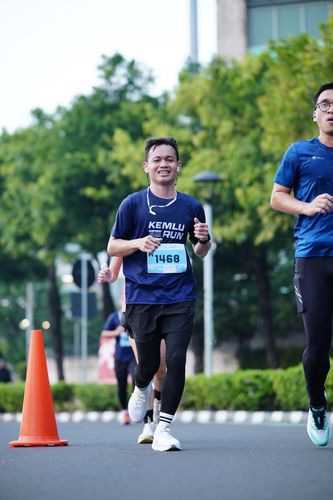 Race photo from KEMLU RUN 2025