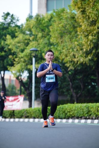 Race photo from KEMLU RUN 2025