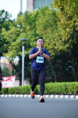 Race photo from KEMLU RUN 2025