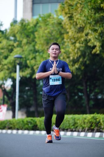 Race photo from KEMLU RUN 2025