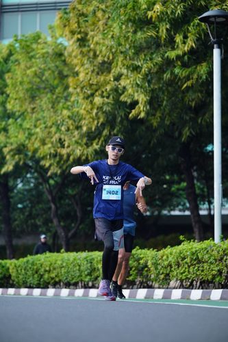 Race photo from KEMLU RUN 2025
