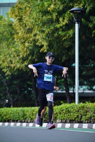 Race photo from KEMLU RUN 2025