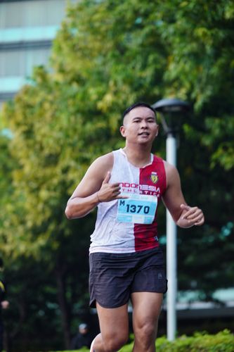 Race photo from KEMLU RUN 2025