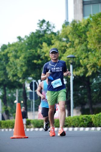 Race photo from KEMLU RUN 2025