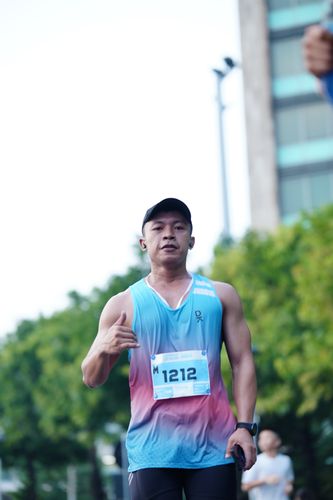 Race photo from KEMLU RUN 2025