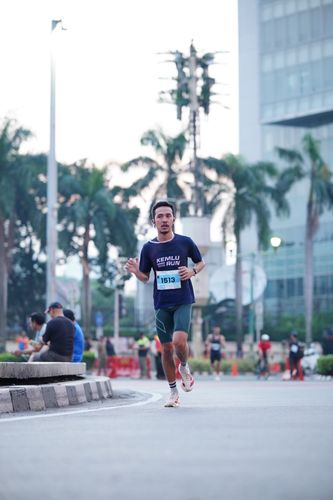 Race photo from KEMLU RUN 2025