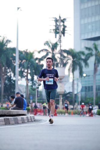 Race photo from KEMLU RUN 2025