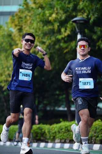 Race photo from KEMLU RUN 2025