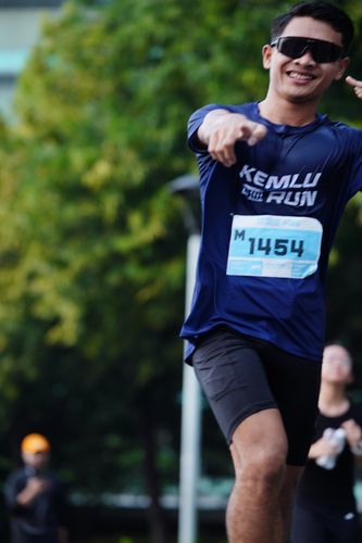 Race photo from KEMLU RUN 2025