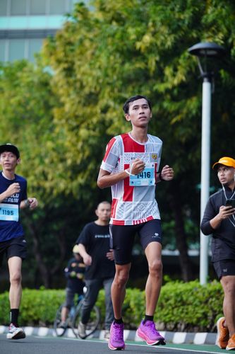 Race photo from KEMLU RUN 2025