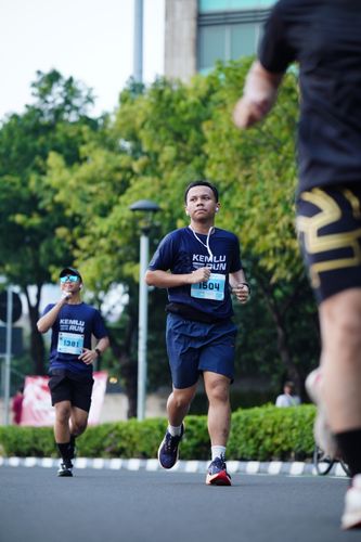 Race photo from KEMLU RUN 2025
