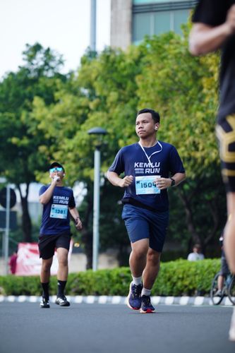 Race photo from KEMLU RUN 2025