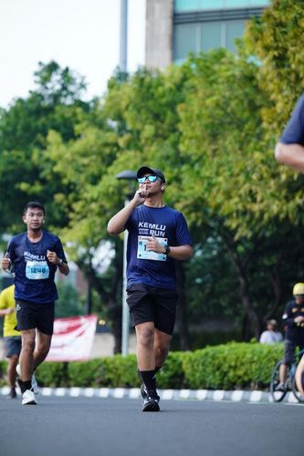 Race photo from KEMLU RUN 2025