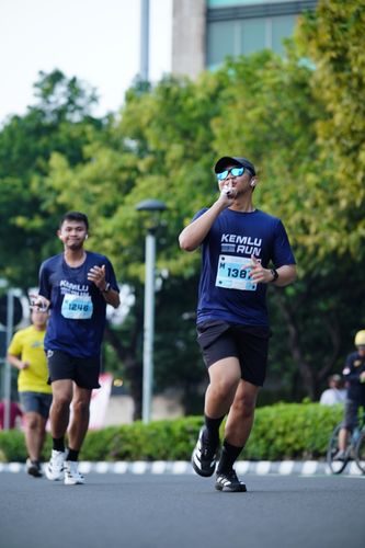 Race photo from KEMLU RUN 2025