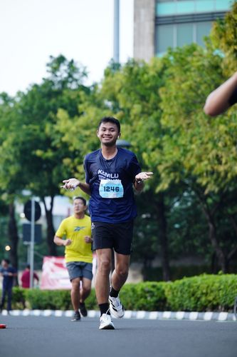 Race photo from KEMLU RUN 2025