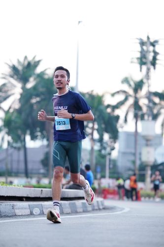 Race photo from KEMLU RUN 2025