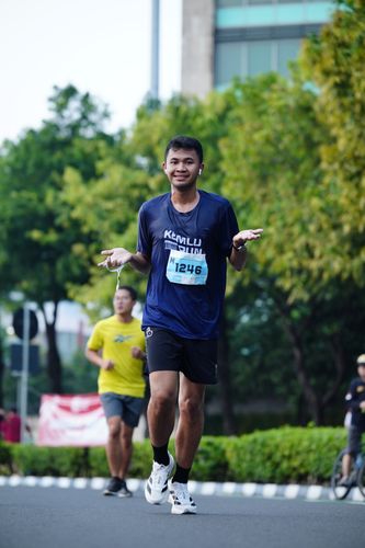 Race photo from KEMLU RUN 2025