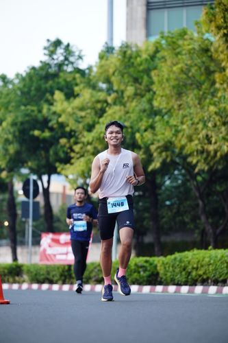 Race photo from KEMLU RUN 2025