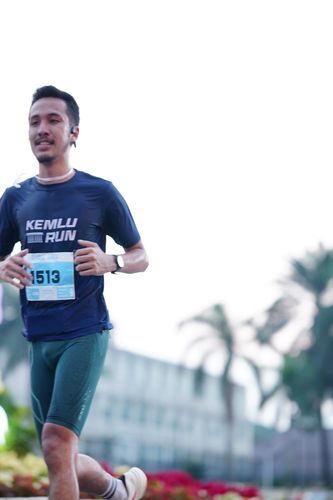Race photo from KEMLU RUN 2025