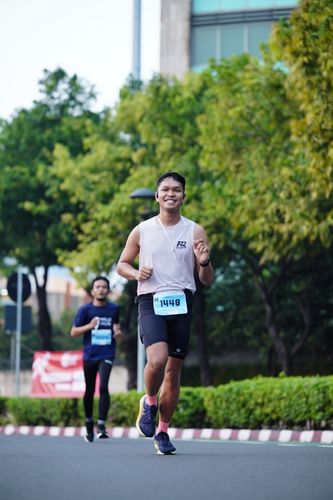 Race photo from KEMLU RUN 2025