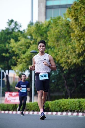 Race photo from KEMLU RUN 2025