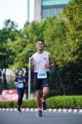 Race photo from KEMLU RUN 2025