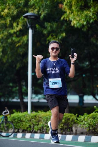 Race photo from KEMLU RUN 2025