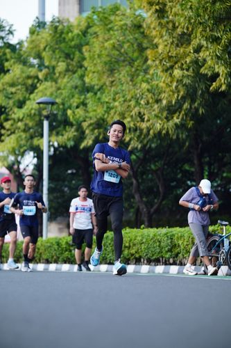 Race photo from KEMLU RUN 2025