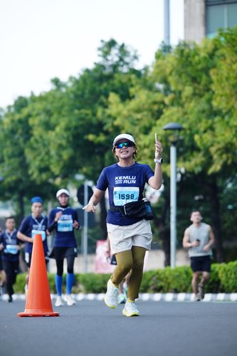 Race photo from KEMLU RUN 2025