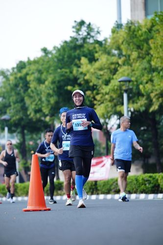 Race photo from KEMLU RUN 2025
