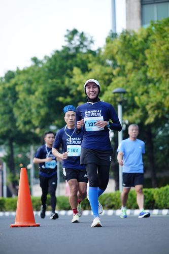 Race photo from KEMLU RUN 2025