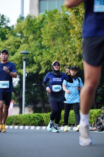 Race photo from KEMLU RUN 2025