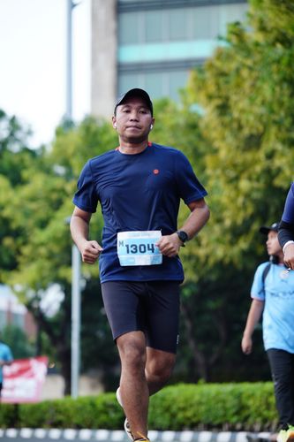 Race photo from KEMLU RUN 2025