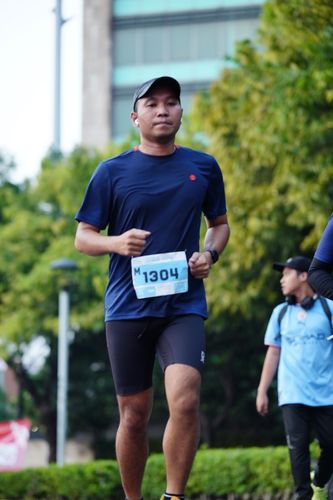 Race photo from KEMLU RUN 2025