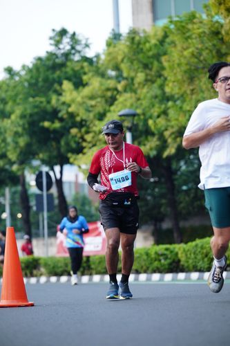 Race photo from KEMLU RUN 2025
