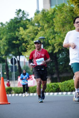 Race photo from KEMLU RUN 2025