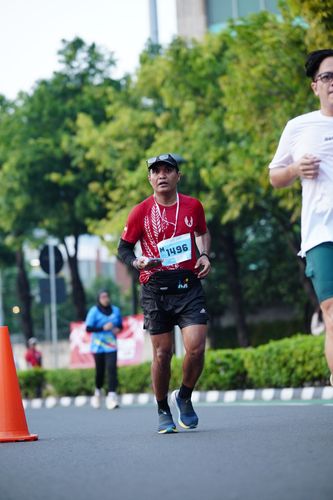 Race photo from KEMLU RUN 2025