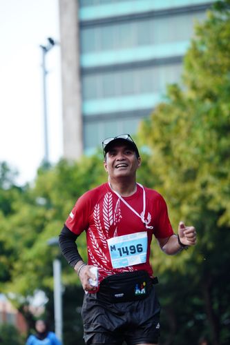 Race photo from KEMLU RUN 2025