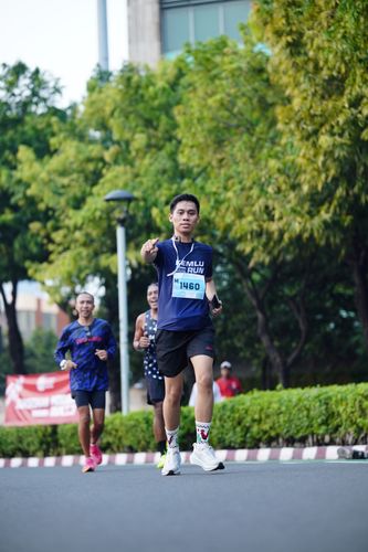 Race photo from KEMLU RUN 2025
