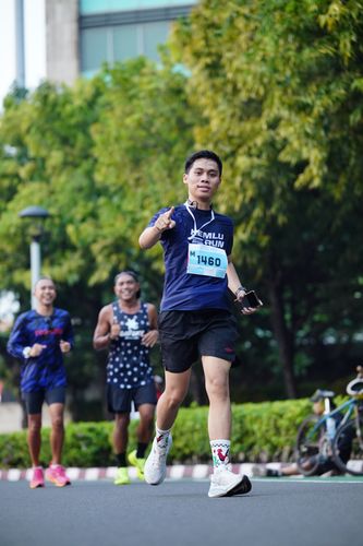 Race photo from KEMLU RUN 2025