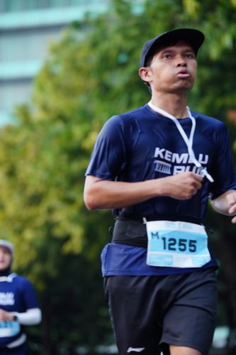 Race photo from KEMLU RUN 2025