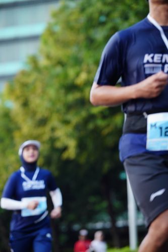 Race photo from KEMLU RUN 2025