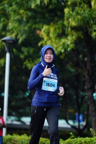 Race photo from KEMLU RUN 2025