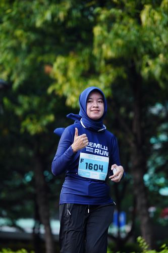Race photo from KEMLU RUN 2025