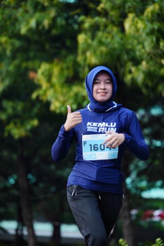 Race photo from KEMLU RUN 2025