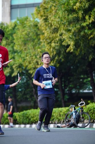 Race photo from KEMLU RUN 2025